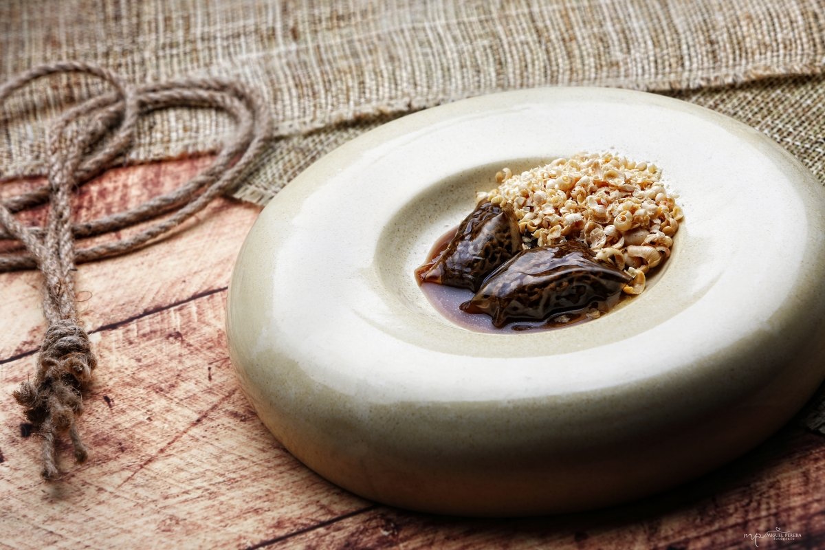 Plato del menú de La Botica de Matapozuelos