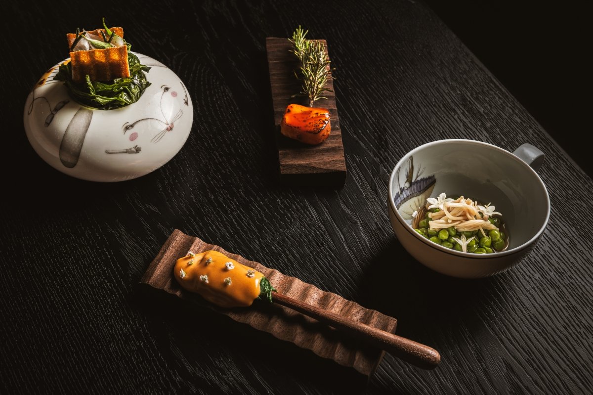 Platos del restaurante San Hô en Tenerife