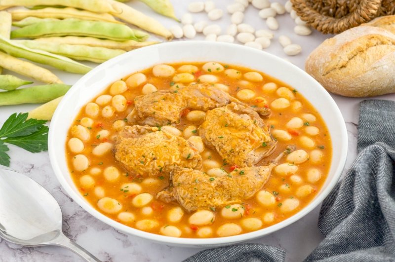 Pochas con codornices