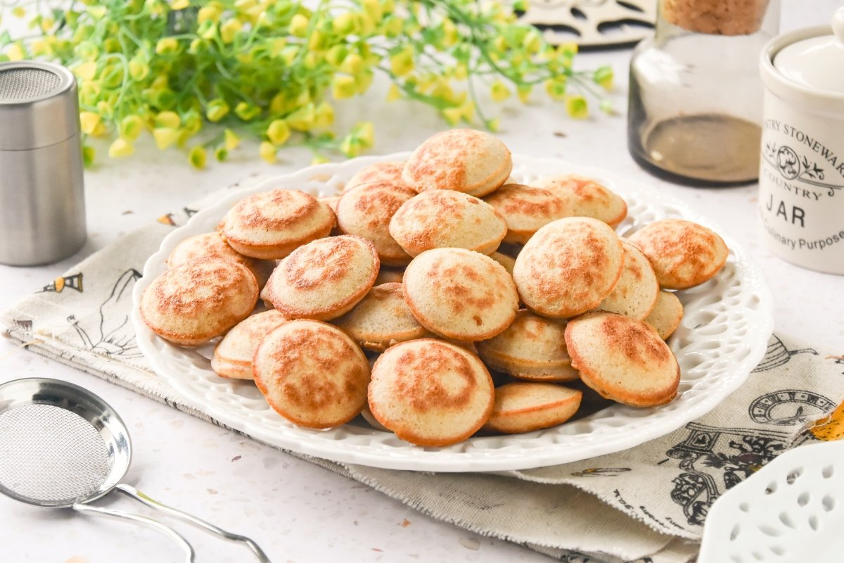 Poffertjes recién hechas