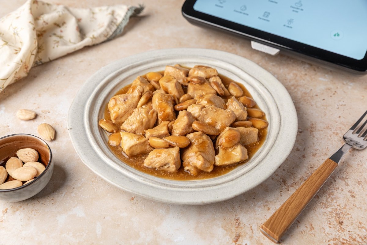 Pollo con almendras en Thermomix