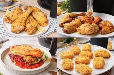Las mejores recetas de pollo en freidora de aire