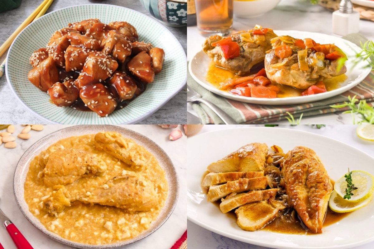 Recetas de pollo en salsa
