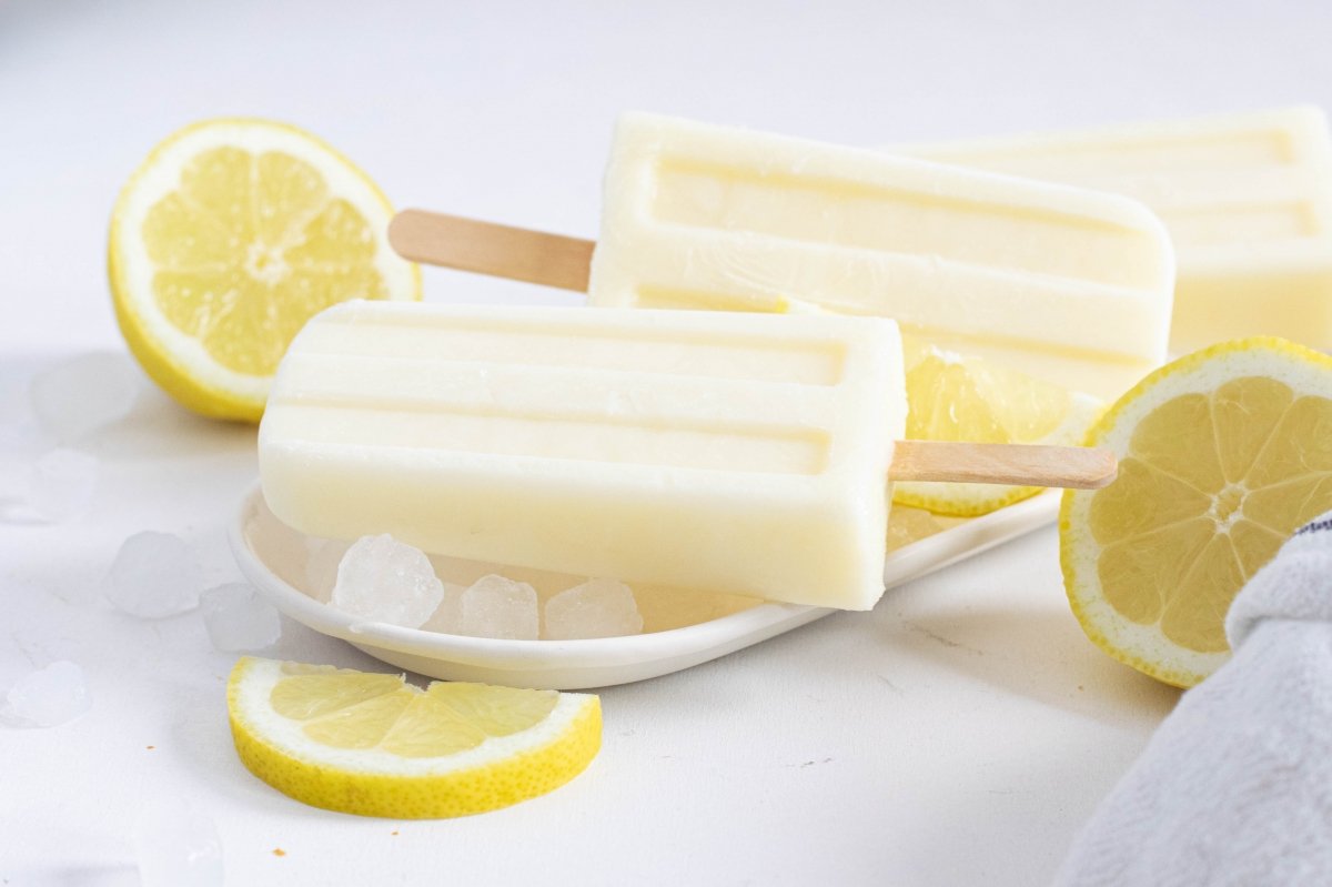 Polos de leche condensada y limón