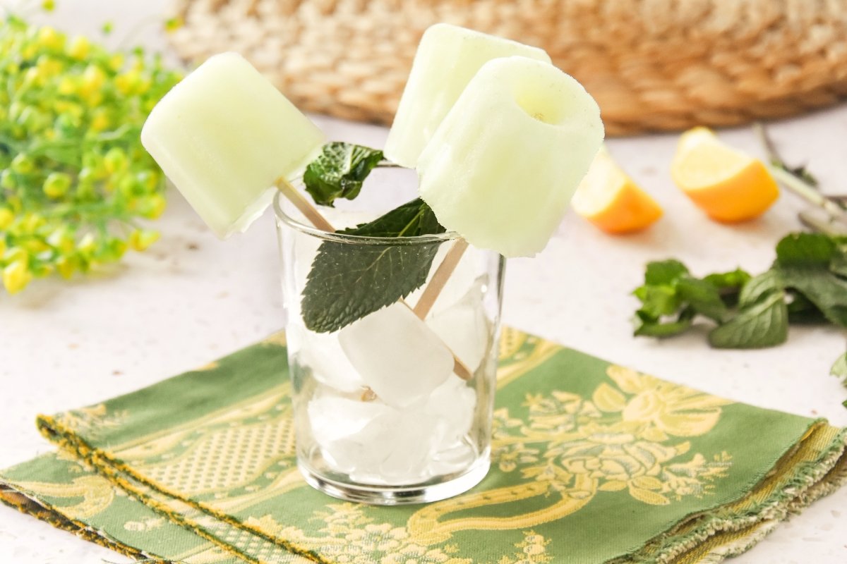 Polos de menta caseros