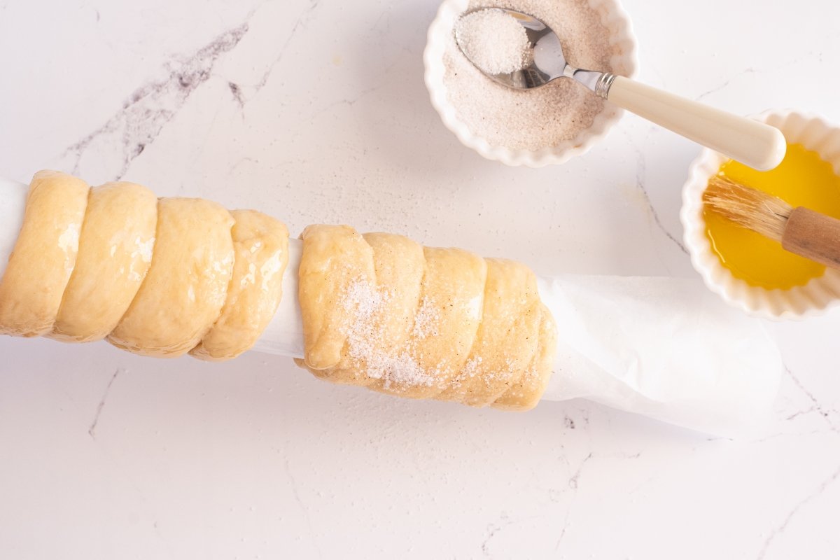 Ponemos el azúcar del trdelnik