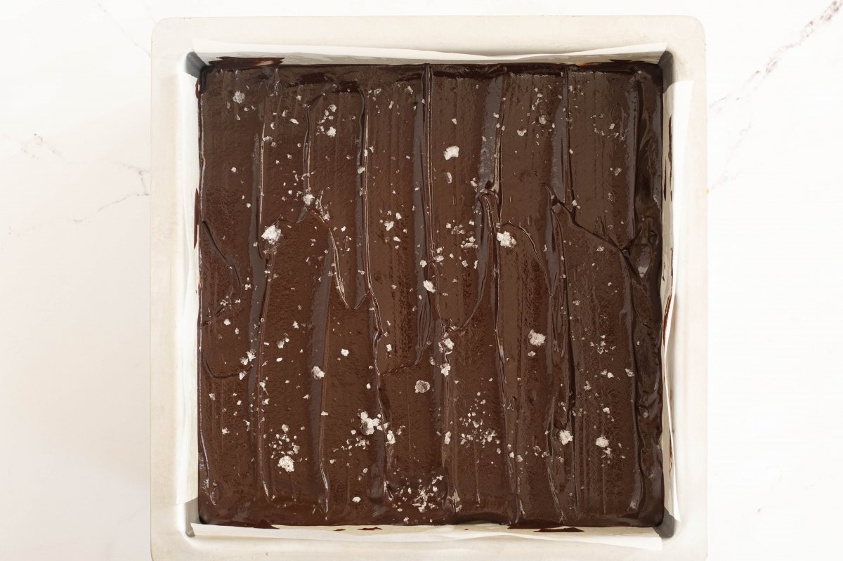 Ponemos el chocolate del caramel shortbread