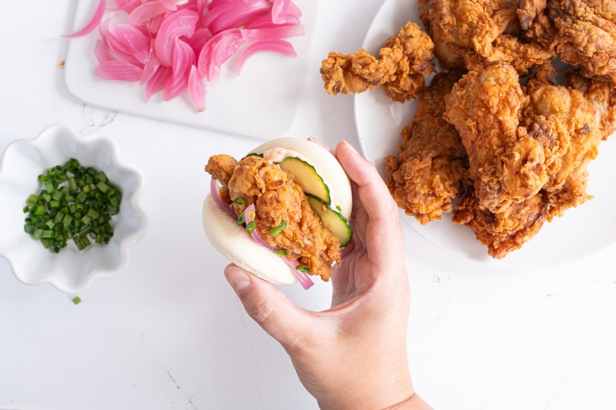 Ponemos el pollo del bao de pollo