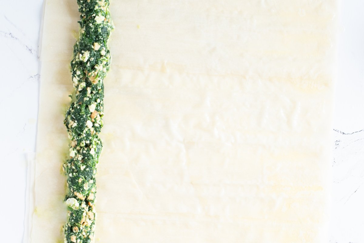 Ponemos el relleno del börek