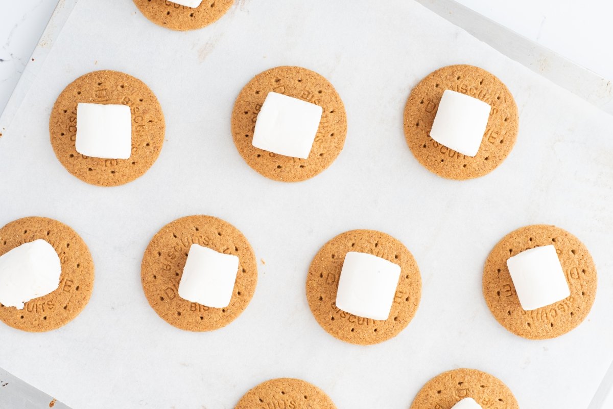 Ponemos las nubes sobre las galletas
