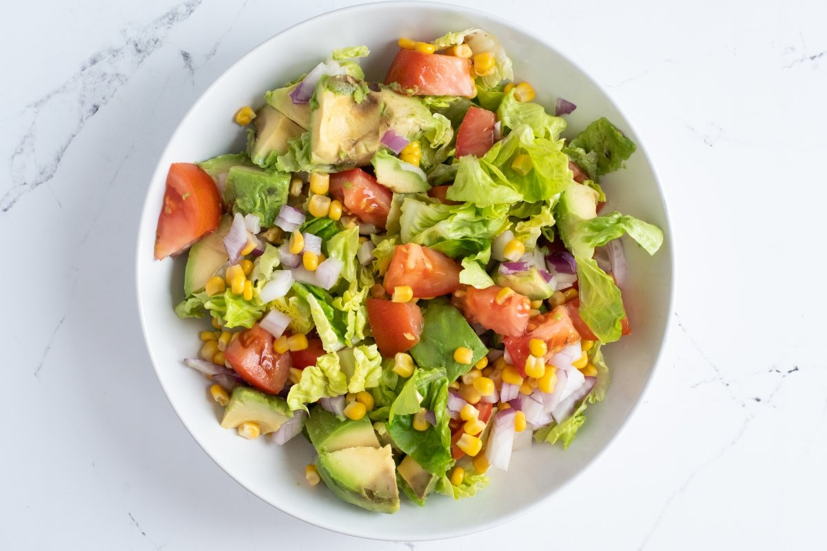 Ponemos los ingredientes en el plato