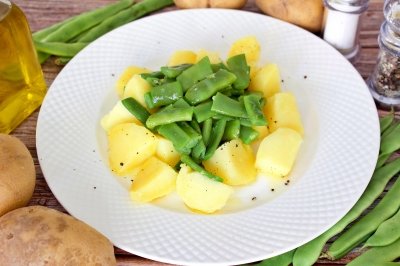 Hervido de judías verdes con patatas