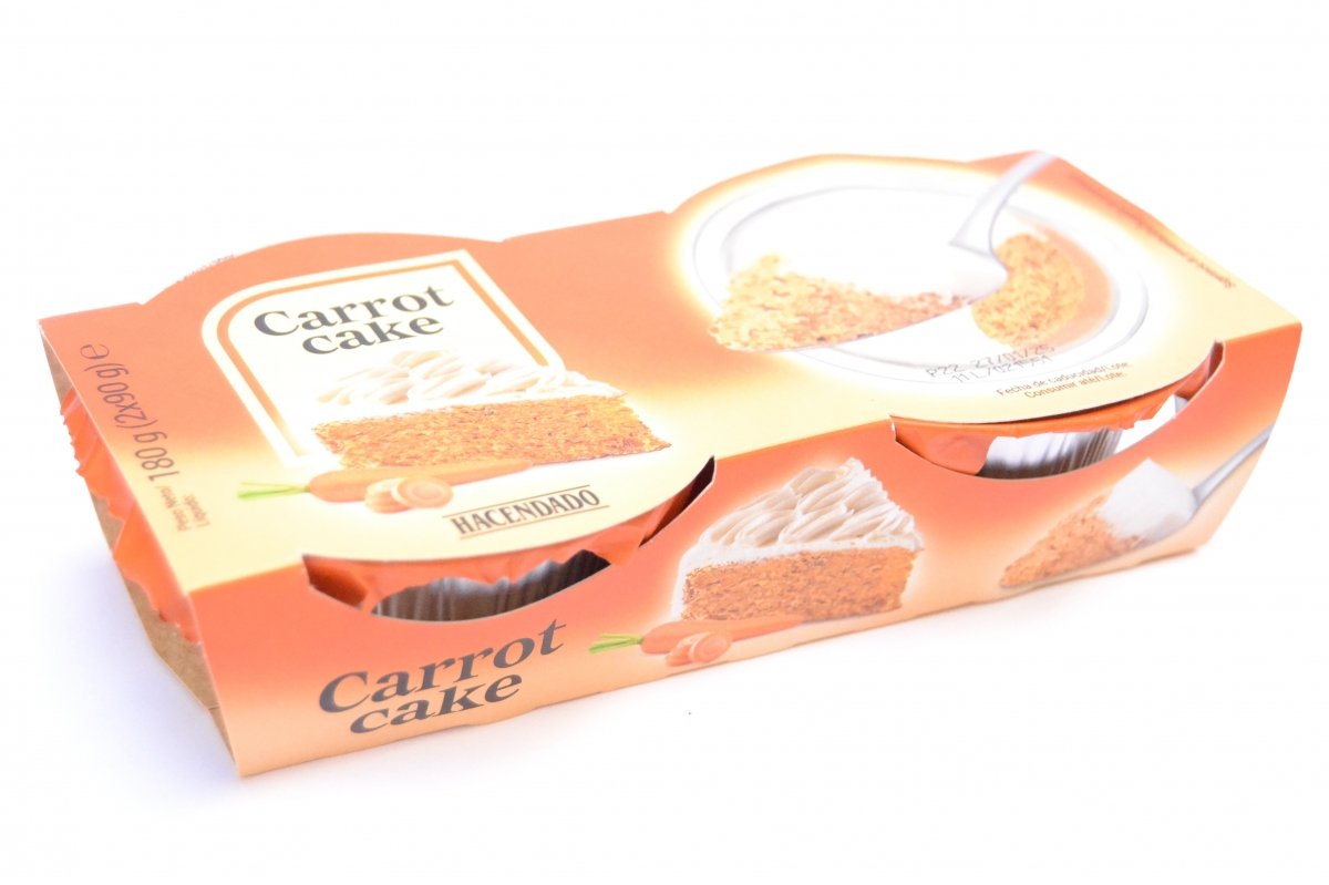 Postre carrot cake de Hacendado novedad en Mercadona