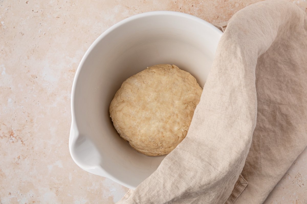 Pre reposo de la masa de empanada en Thermomix