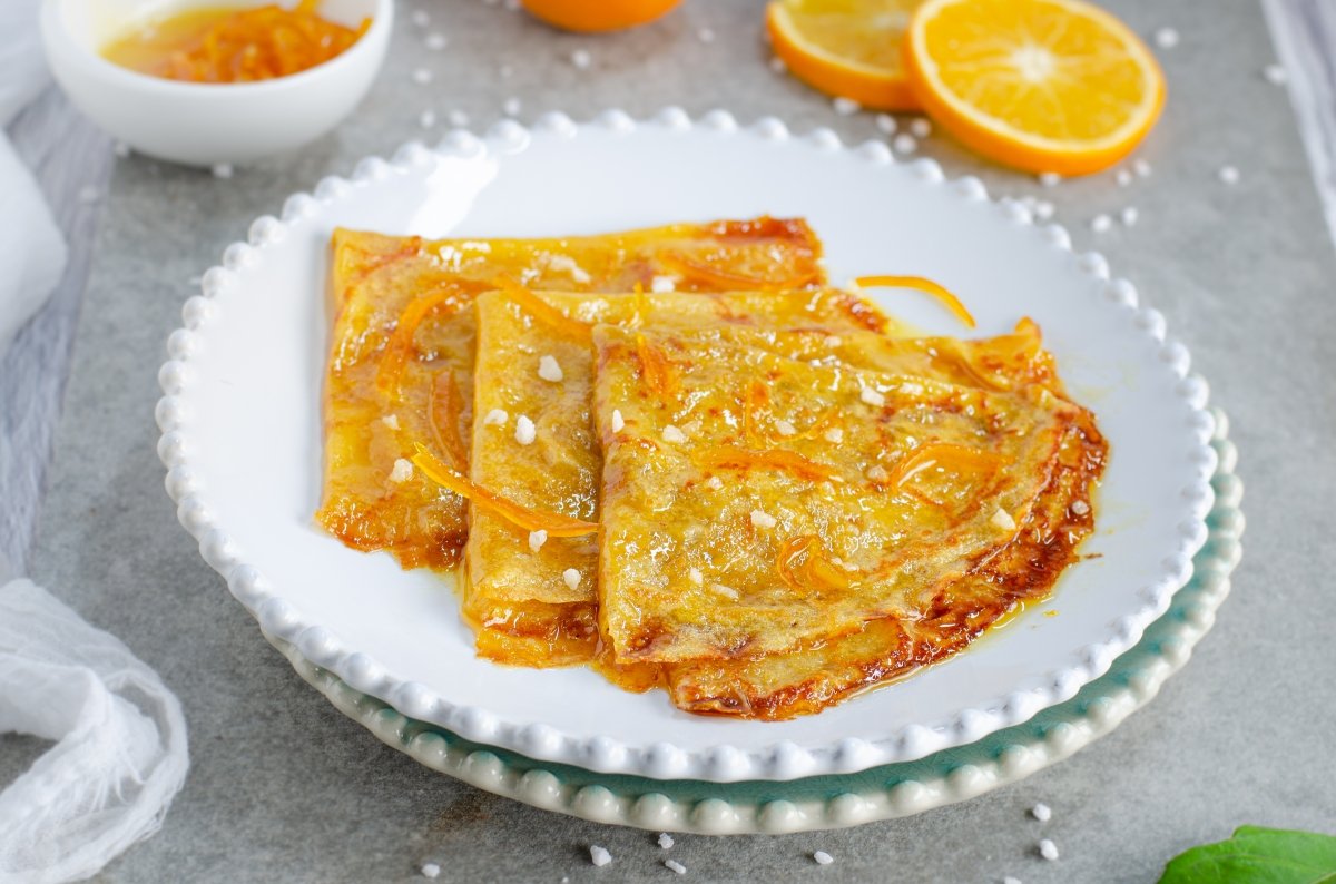 Preparando una 'crêpe' Suzette