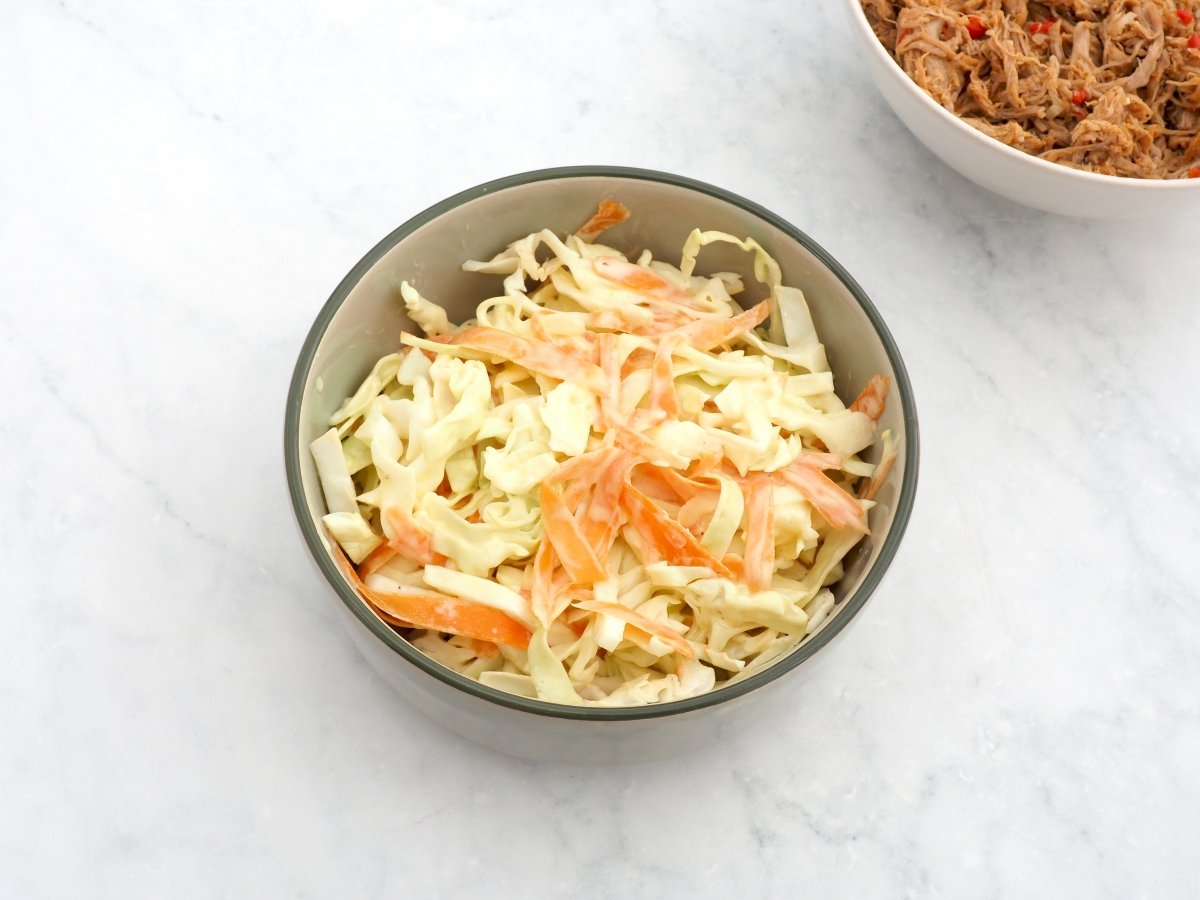 Preparar la ensalada de col