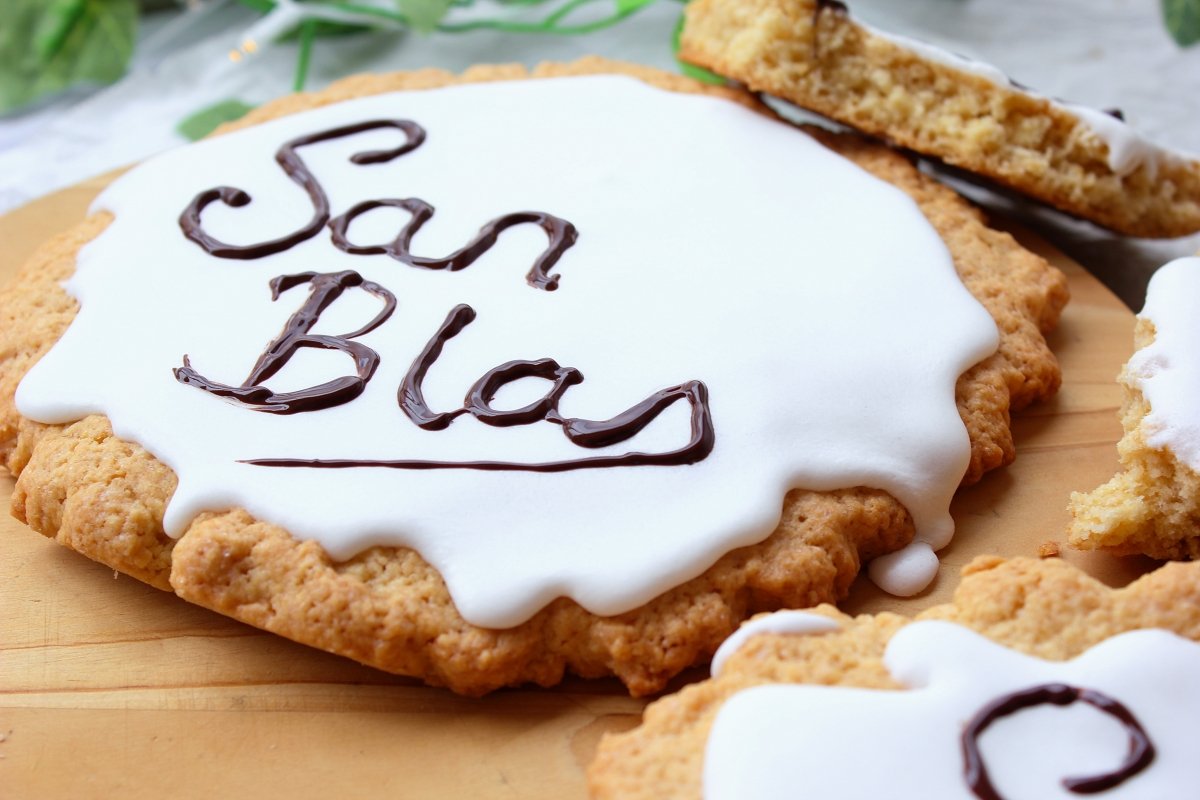 Presentación de la torta de San Blas