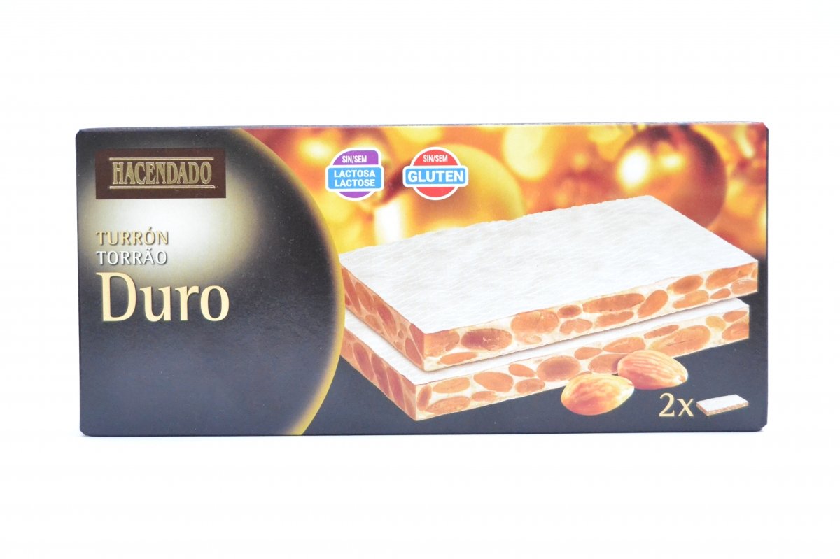 Presentación del turrón duro Hacendado de Mercadona