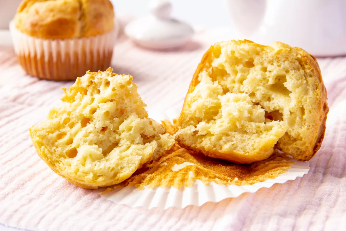 Presentación detalle de las magdalenas sin azúcar