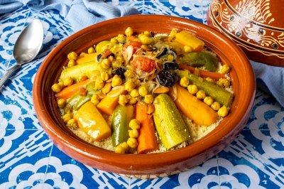 Cuscús marroquí con verduras