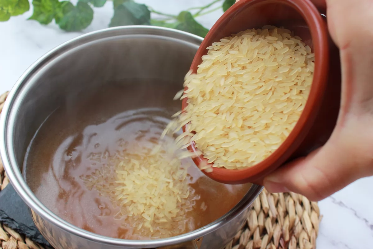 Proceso de elaboración del arroz largo vaporizado *