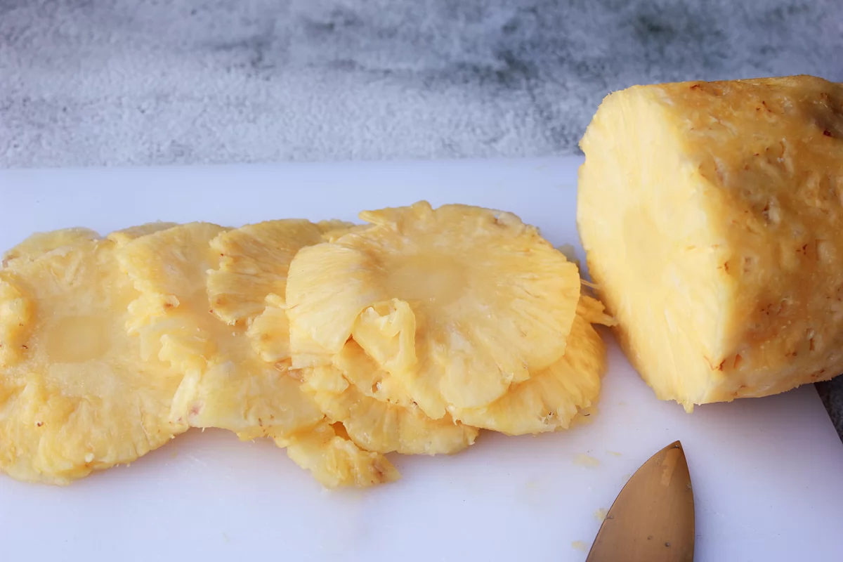 Proceso de laminado de la piña *