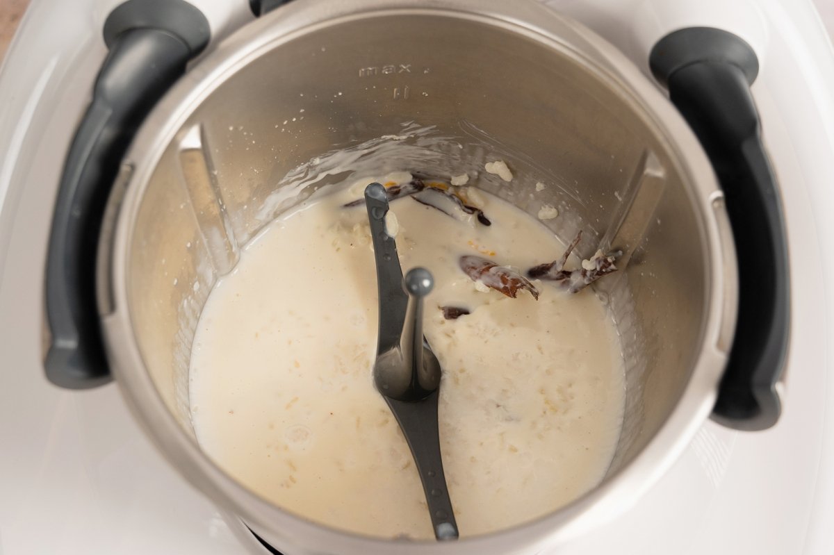 Programar el Thermomix para cocinar el arroz con leche