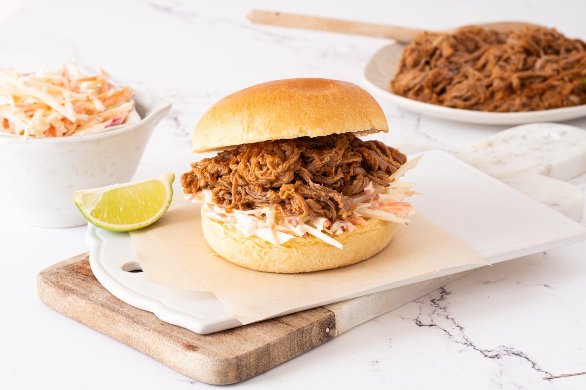 Pulled beef listo para servir