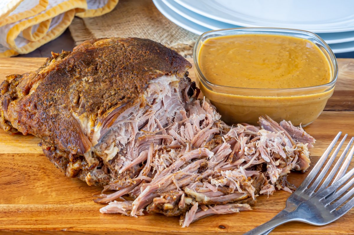 Pulled pork o cerdo desmigado