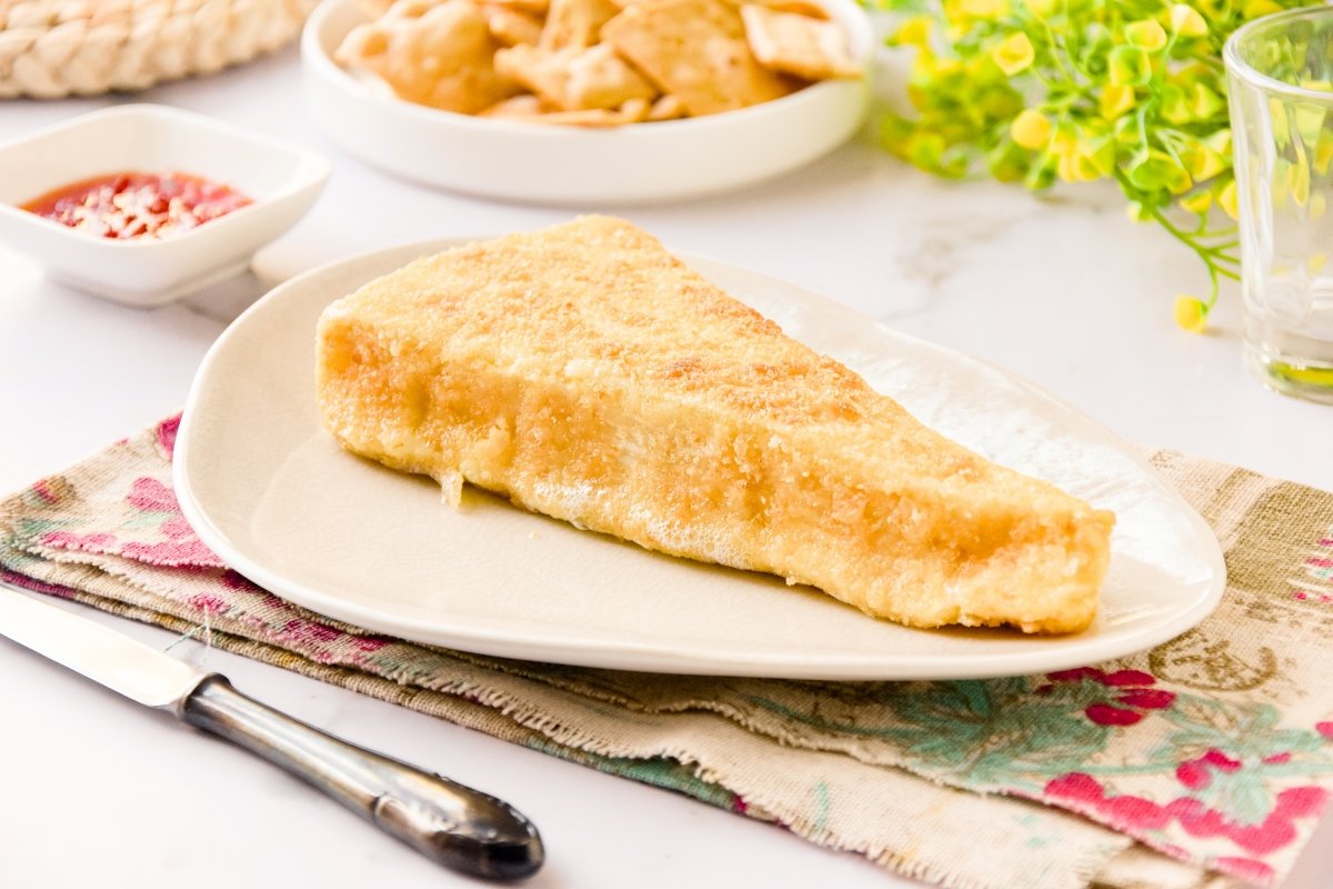 Queso brie rebozado