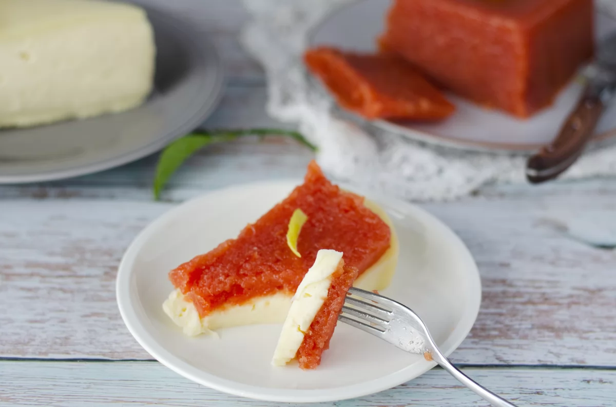 Dulce de membrillo 1 queso con membrillo *