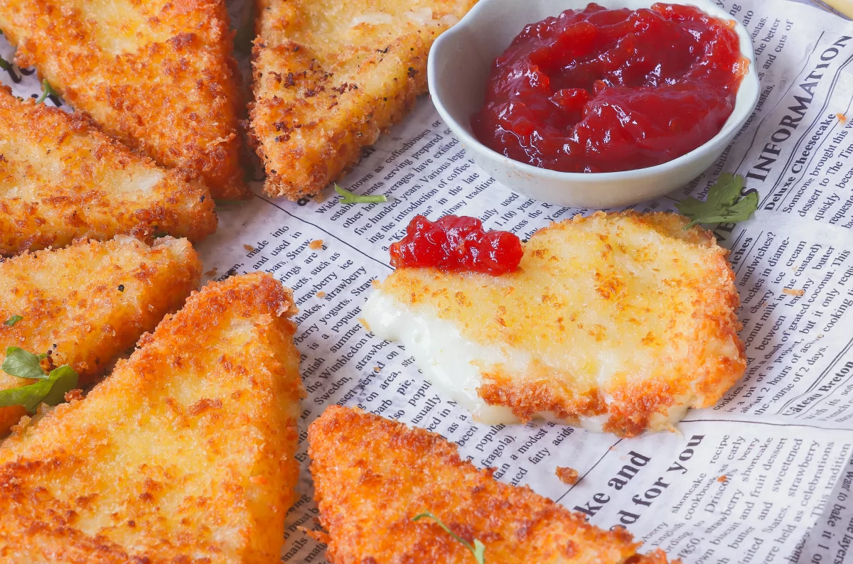 queso frito abierto *