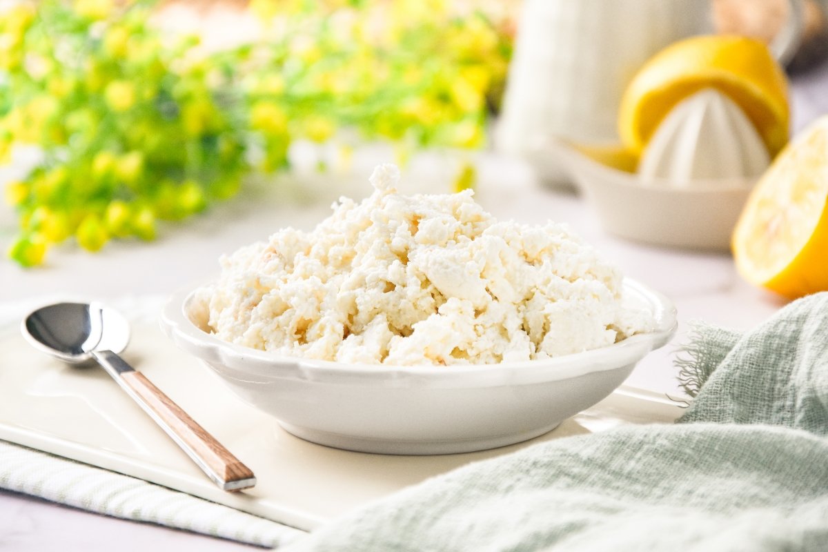 Queso ricotta casero