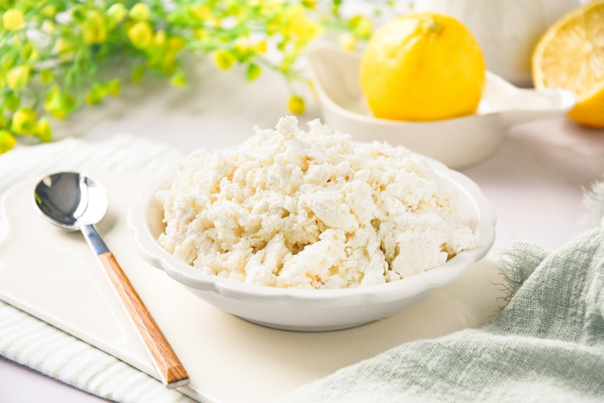 Queso ricotta hecho en casa