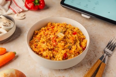 Quinoa con verduras en Thermomix