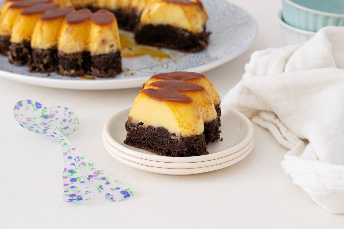 Chocoflan, pastel imposible o pastel diplomático - Pizca de Sabor