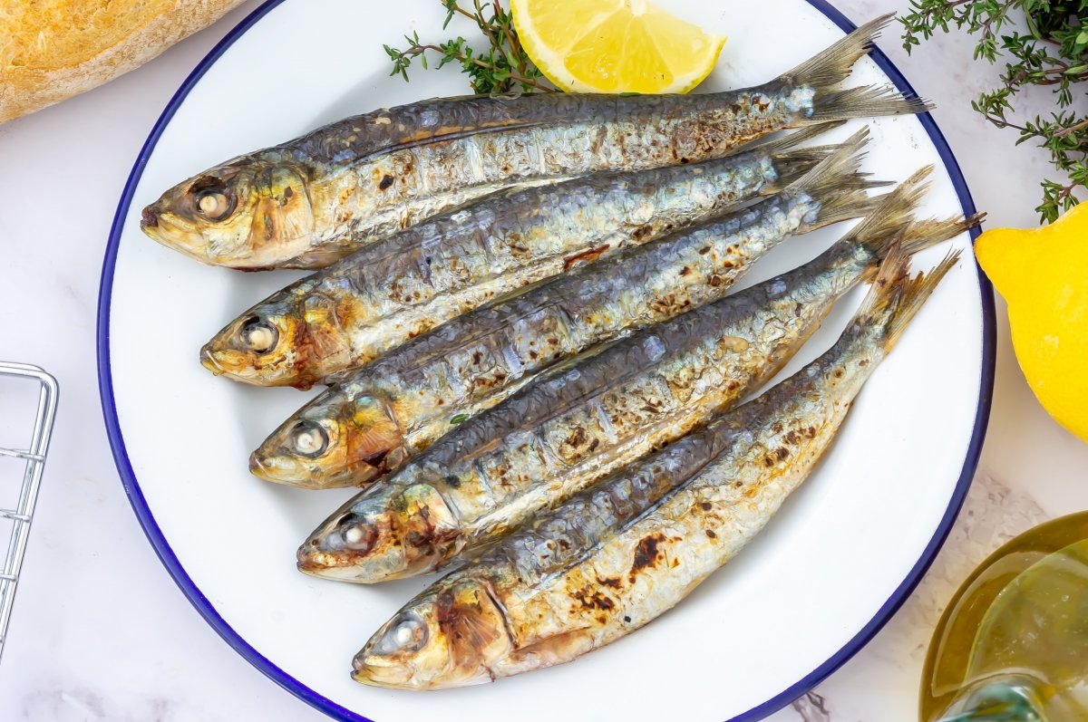 Ración de sardinas a la brasa