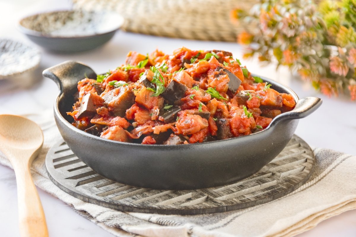 Ragú de berenjena casero