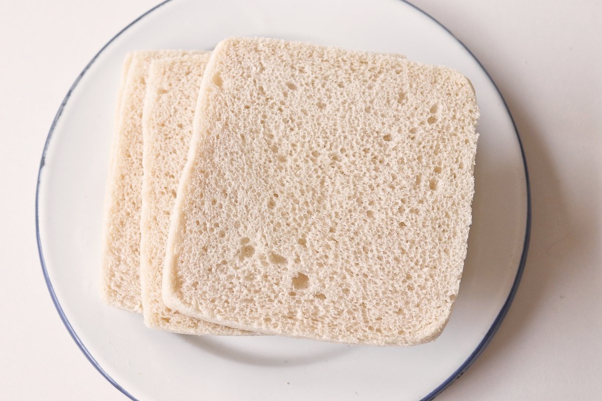 Rebanadas de pan para el panko