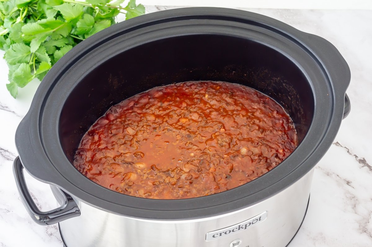 Rectificar sazón del chili con carne en Crock Pot