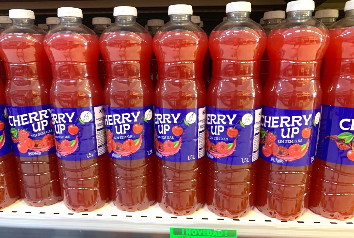 Refresco sin gas Berry Up de Hacendado