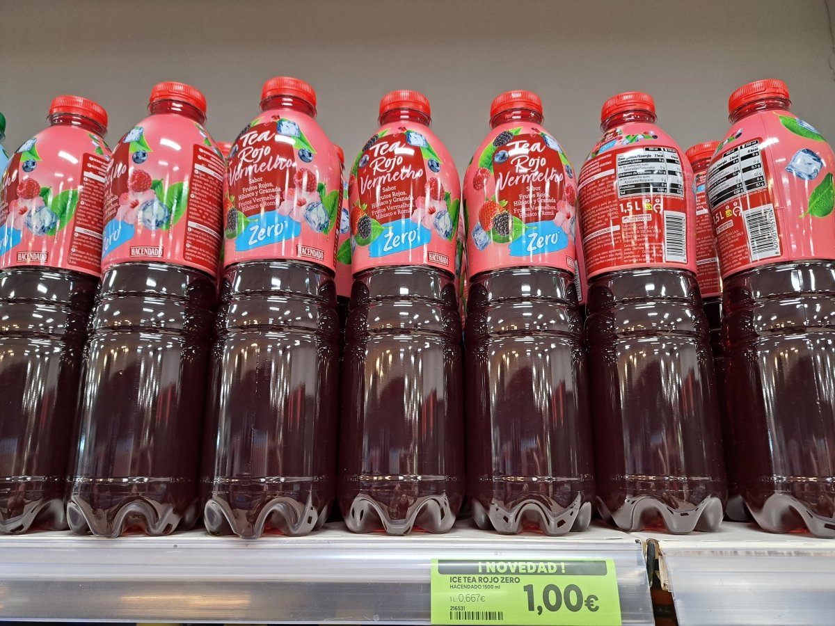 Refresco té rojo zero Hacendado