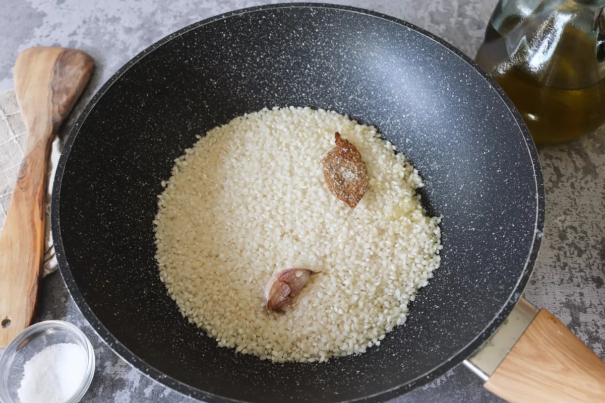 Arroz a la cubana 5 Rehogar el arroz a la cubana