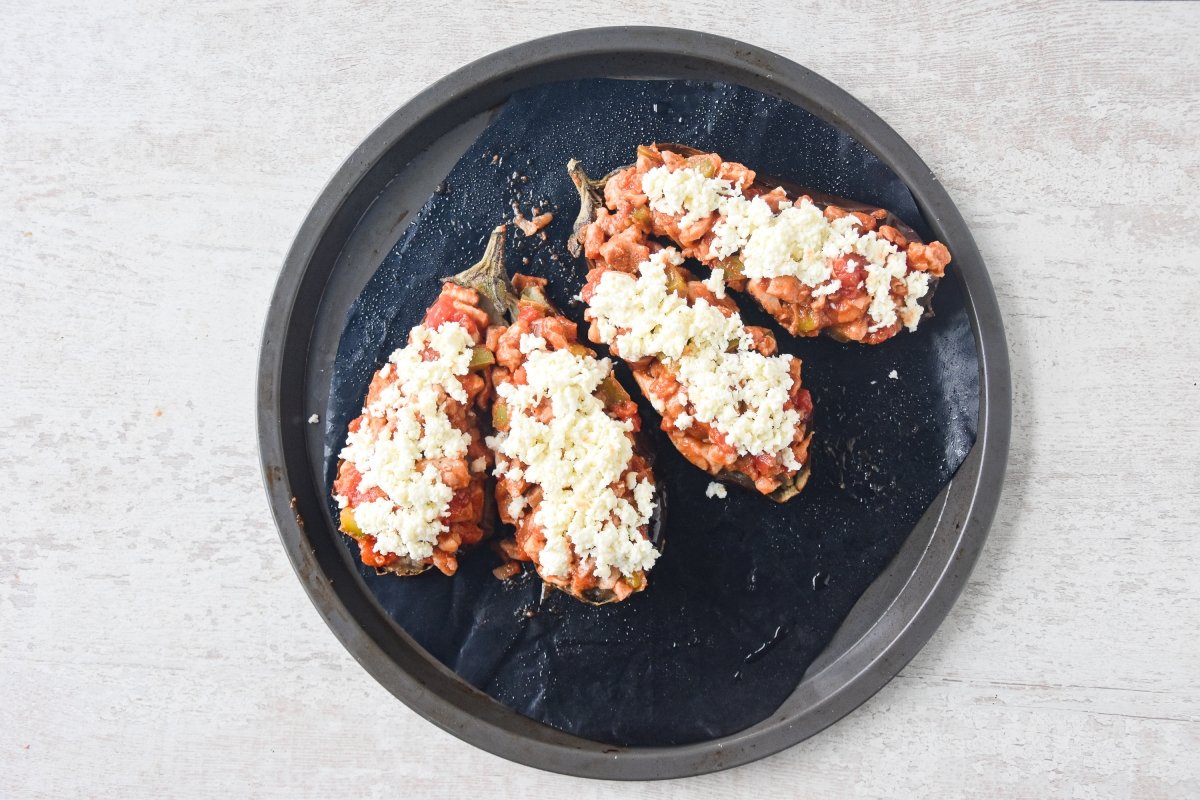 Rellenamos las berenjenas