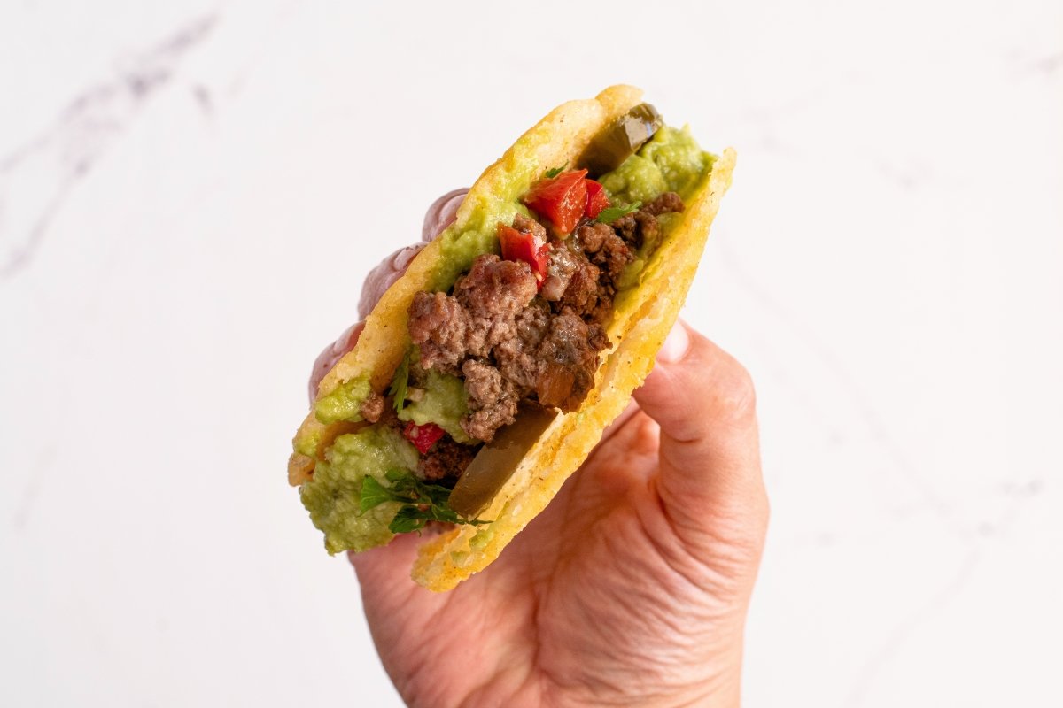 Rellenamos las gorditas mexicanas