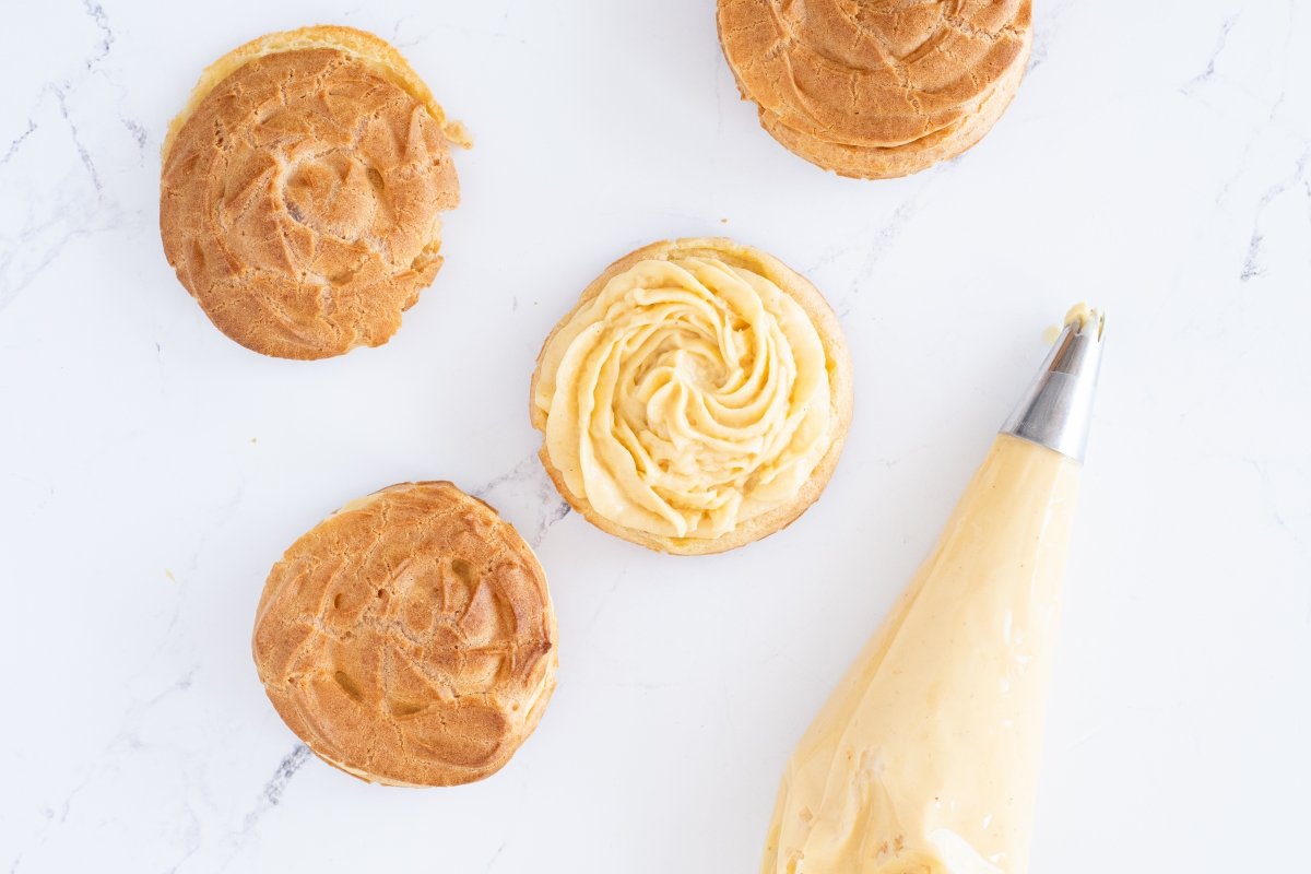 Rellenamos las zeppole