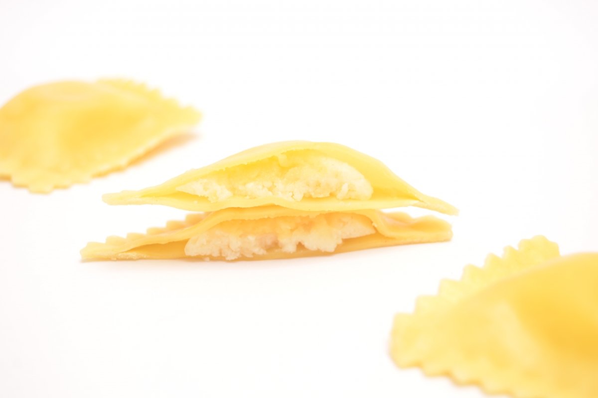 Relleno de los raviolis verano Mercadona cocinados