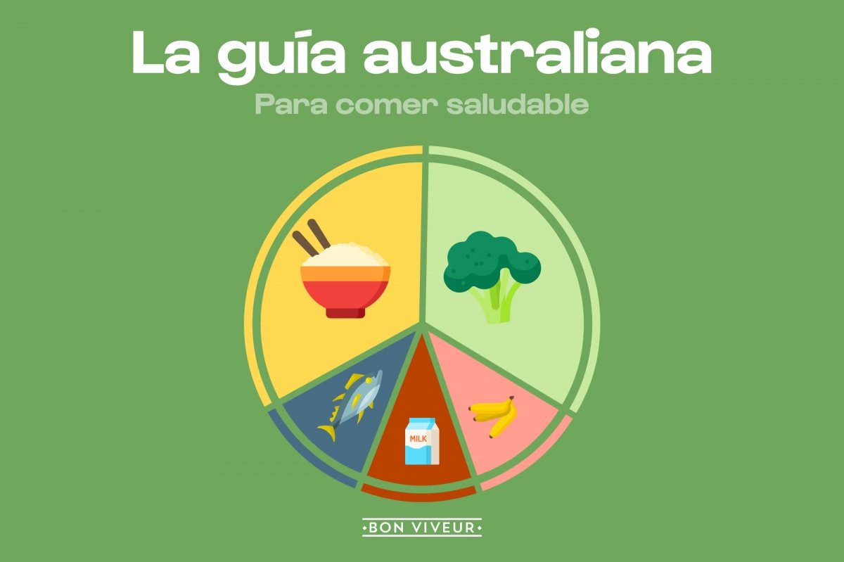 Representación de la guía australiana de alimentación saludable