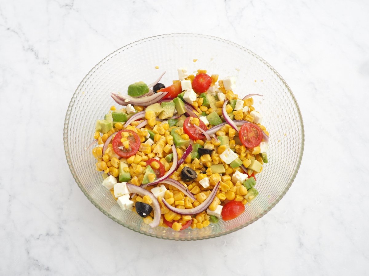 Reservar la ensalada en la nevera