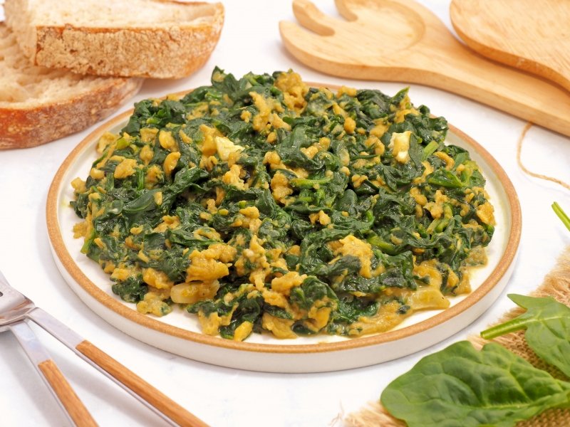 Revuelto de espinacas